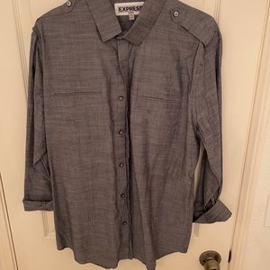Men’s Express Button Down Collared Shirt